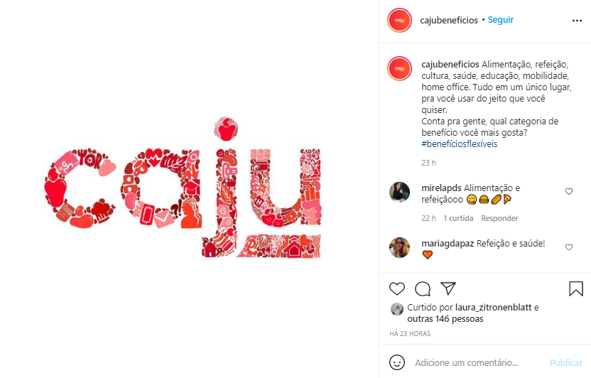 publicações da caju