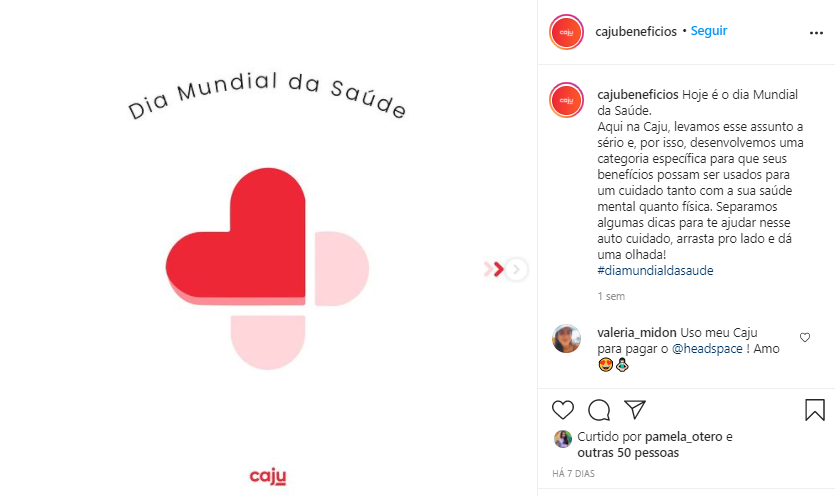 publicações da caju