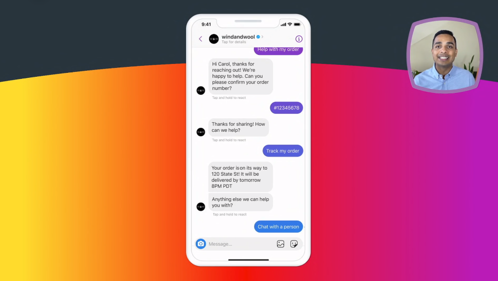 Novidades Facebook para atendimento ao cliente: API para DM's do Instagram