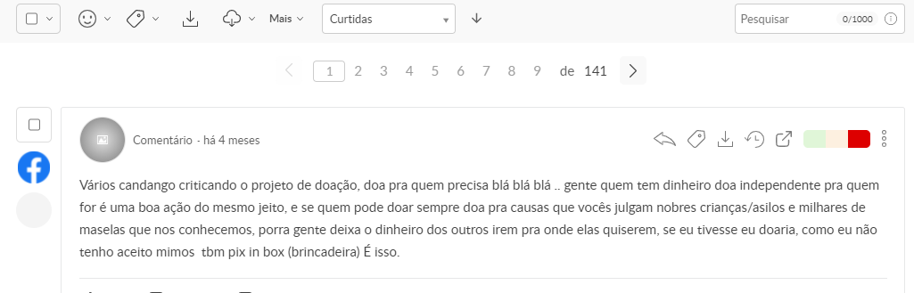 repercussão de noticias na buzzmonitor