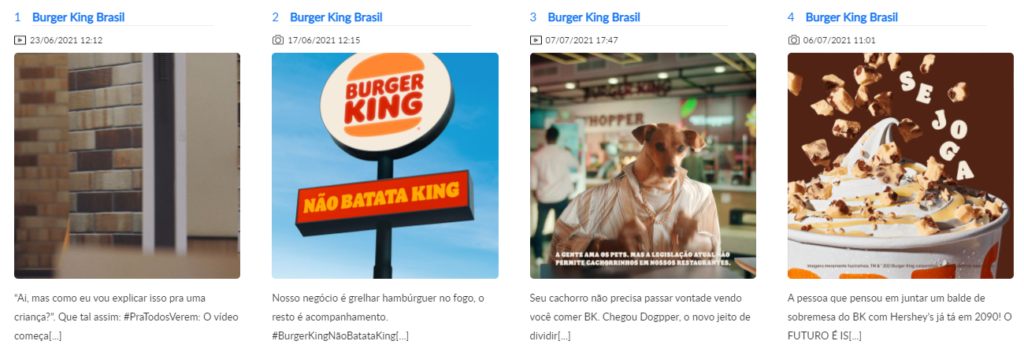 métricas para campanha nas redes sociais top posts