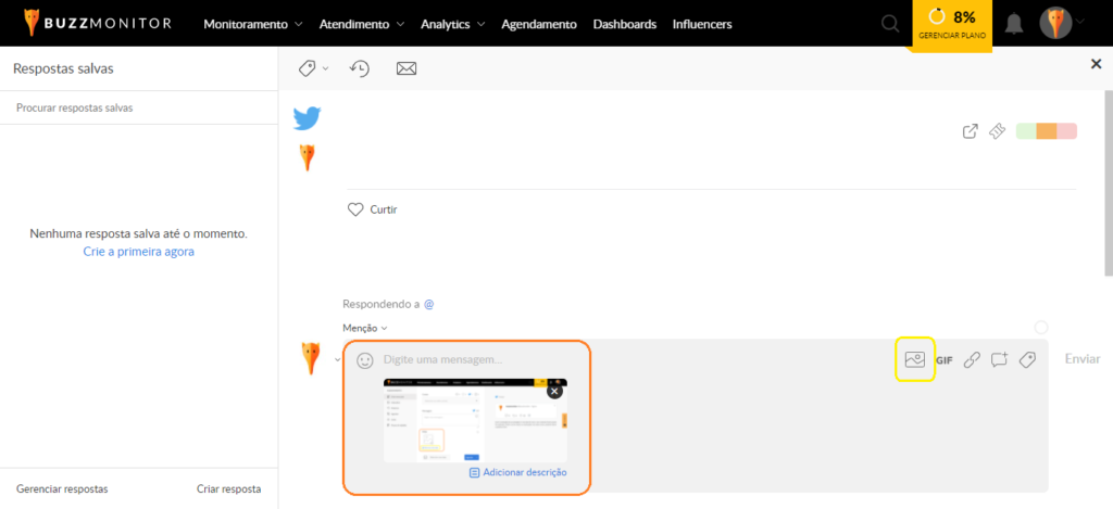 imagem da buzzmonitor para publicar Conteúdo acessível no Twitter com alt text