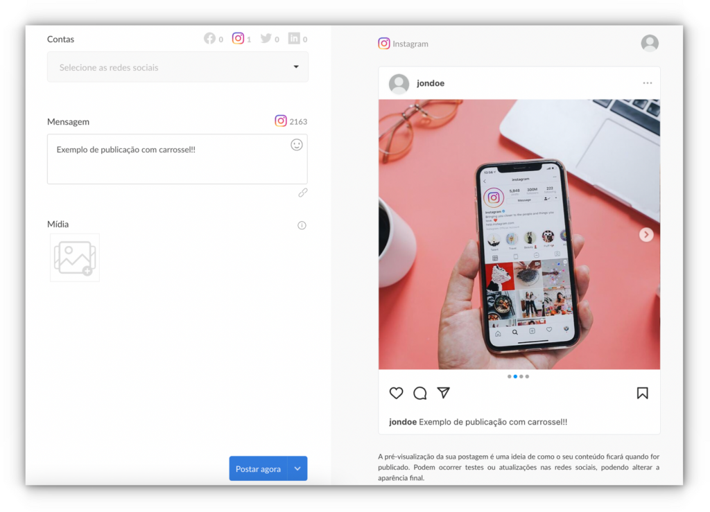 interface da buzzmonitor com novidades em abril