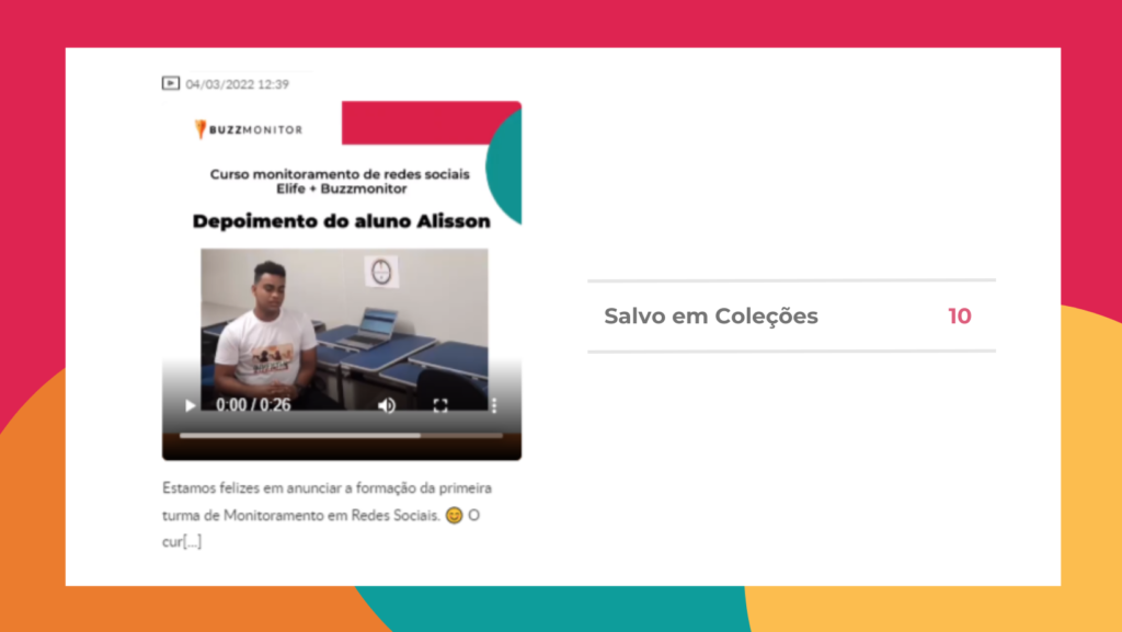 Métrica de vídeo marketing no Instagram