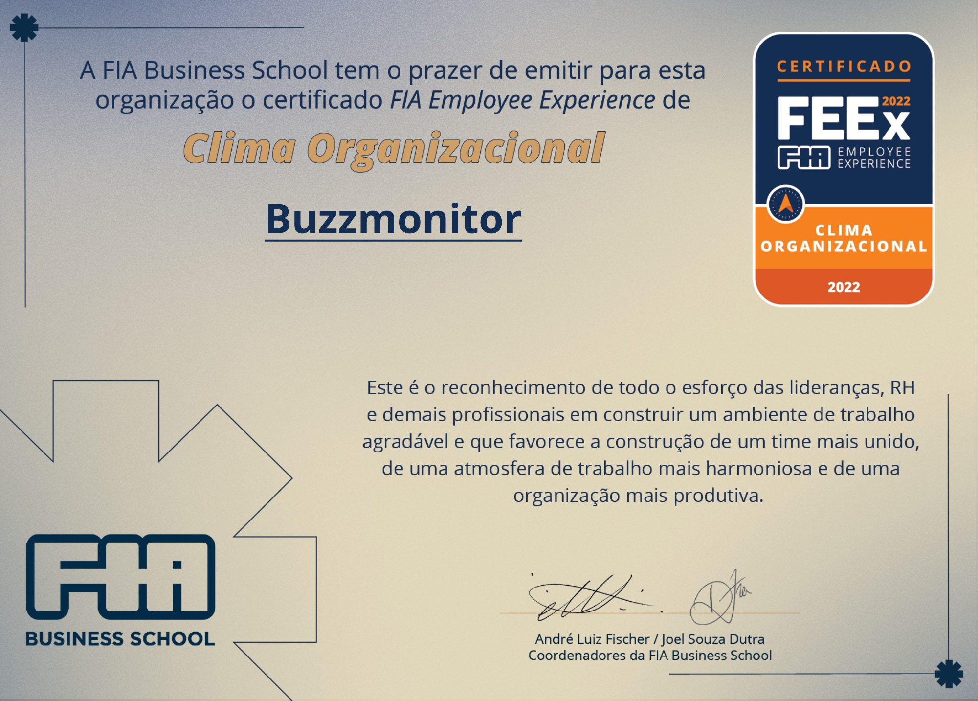 Certificado FEEx