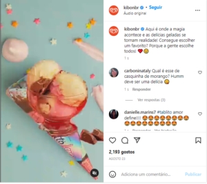 Top post Kibon Unilever