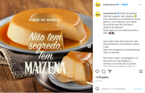 Top post Maizena Unilever