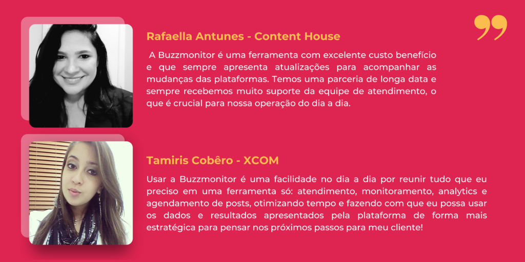 Dia do Cliente Buzzmonitor - depoimentos Content House e XCOM