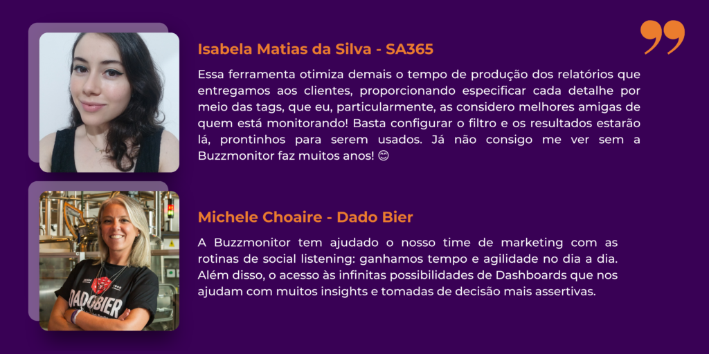Dia do Cliente Buzzmonitor - depoimentos SA365 e Dado Bier