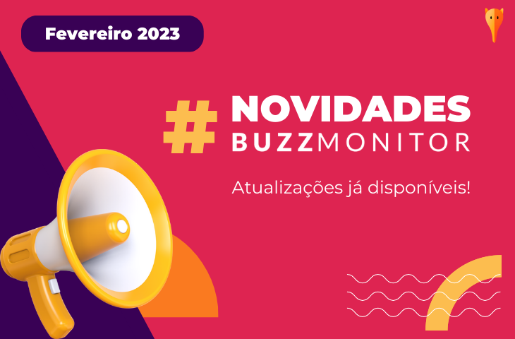 banner anunciando as novidades de monitoramento de fevereiro