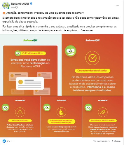 Reclame AQUI - Facebook