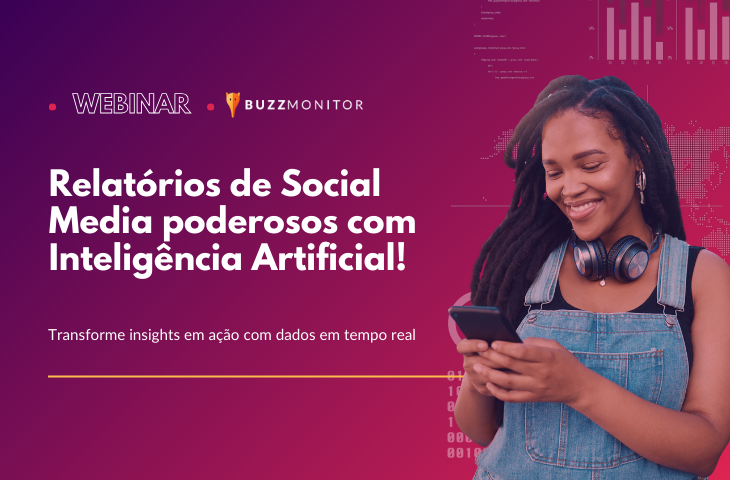 Webinar Relatórios de Social Media Poderosos com Inteligência Artificial