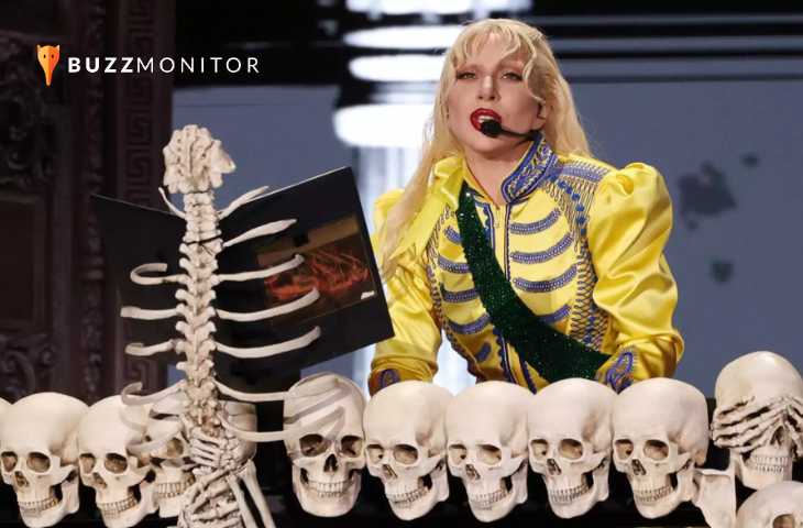 Lady Gaga em show em Copacabana