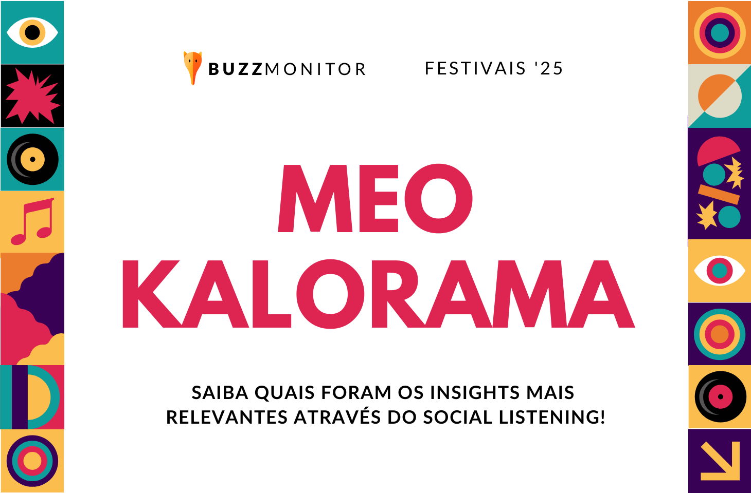 MEO Kalorama 2025: insights de social listening sobre o público e as marcas