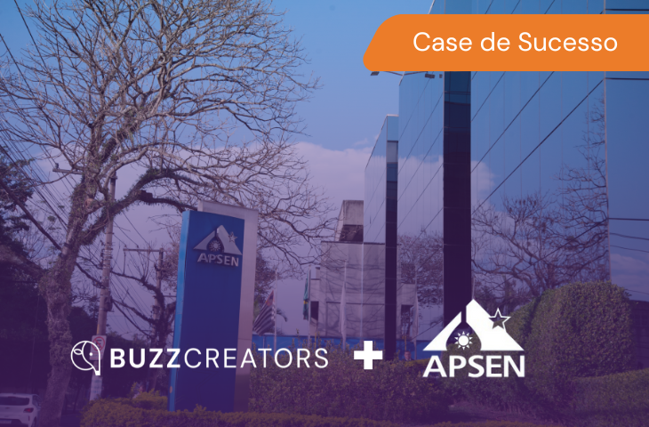 Apsen aumentou performance com marketing de influência usando a plataforma Buzzcreators. Foto do prédio da Apsen.