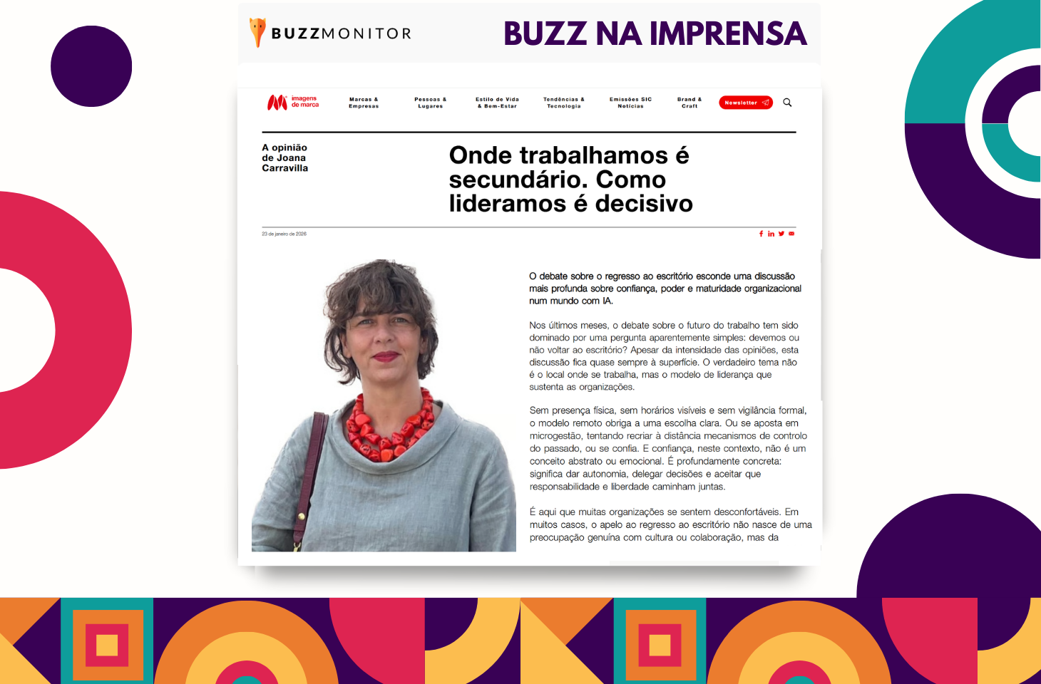 “Onde trabalhamos é secundário. Como lideramos é decisivo.”