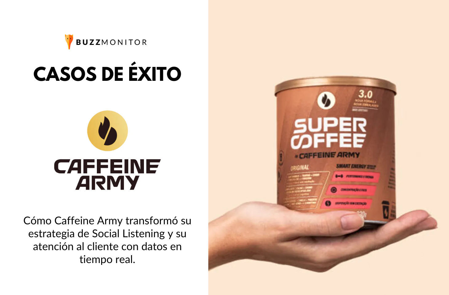 Caso de éxito: cómo Caffeine Army transformó su estrategia de social listening