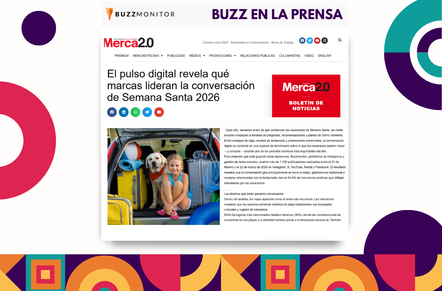 «El pulso digital revela qué marcas lideran la conversación de Semana Santa 2026.»