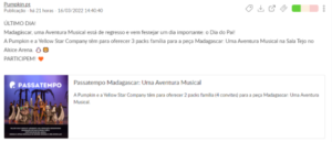Exemplo de Social News