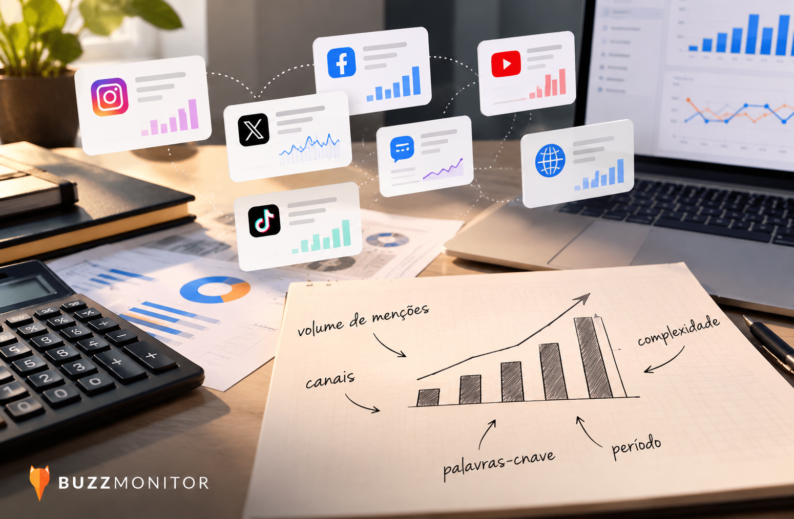 Monitoramento de mídias sociais: o que define o custo e como estimar o volume antes de contratar