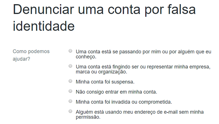 Como denunciar uma conta falsa no Twitter